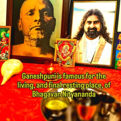 Altar with Bhagavan Nityananda and Mohanji